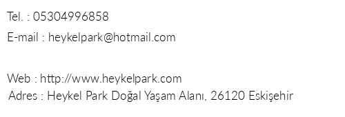 Heykel Park Otel telefon numaralar, faks, e-mail, posta adresi ve iletiim bilgileri